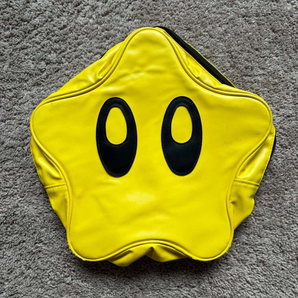 Nintendo Yellow Super Mario Star Backpack OS